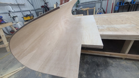 Bendable plywood 4ft x 8 ft    3/8" thick